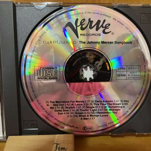 Fitzgerald Ella : Johnny Mercer Songbook 德版 銀圈 no ifpi