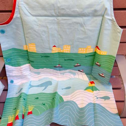 日本宮崎駿崖上的波兒圍裙 推薦：家庭主婦、補習社、工作室、幼稚園教師 free size