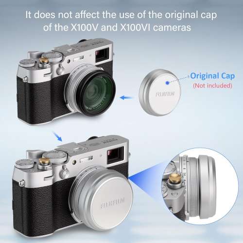 LAR-X52B Lens Filter Adapter Ring For Fujifilm X100VI / X1000V 用濾鏡接環