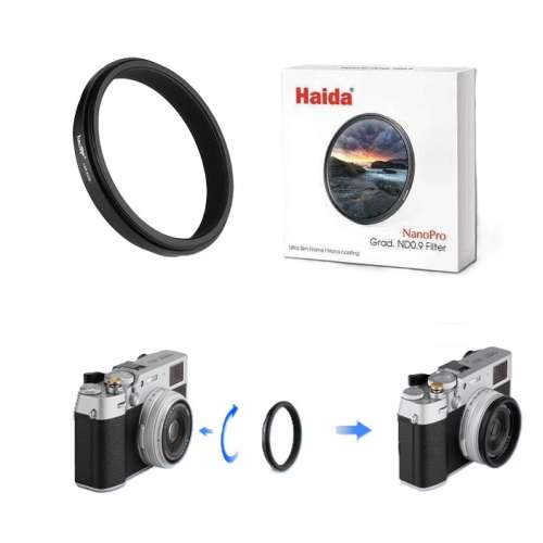 Haida 49mm NanoPro ND8 Filter 3-Stop with Adapter Ring For X100VI / X100