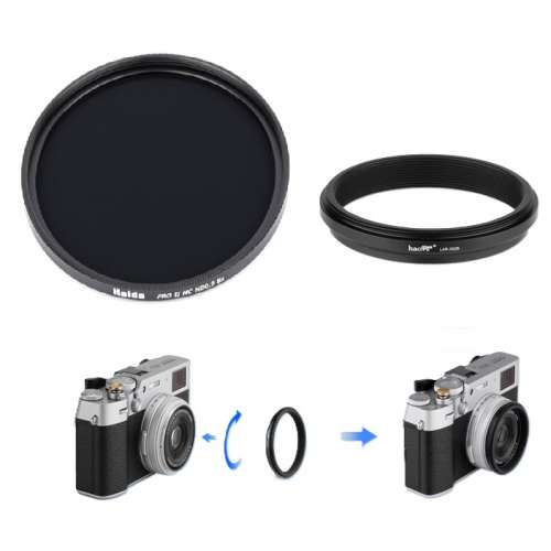 Haida 49mm PRO II MC ND 0.9 / ND8 Filter 3-Stop with LAR-X52B For X100VI, X100V