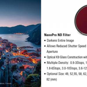 HAIDA NanoPro MC ND 0.9 / ND8 Filter 3-Stop 減光濾鏡 - 72mm