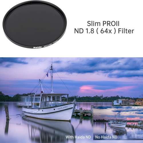 Haida 49mm Pro II MC ND 1.8 / ND64 Filter 6-Stop with LAR-X52B For X100VI