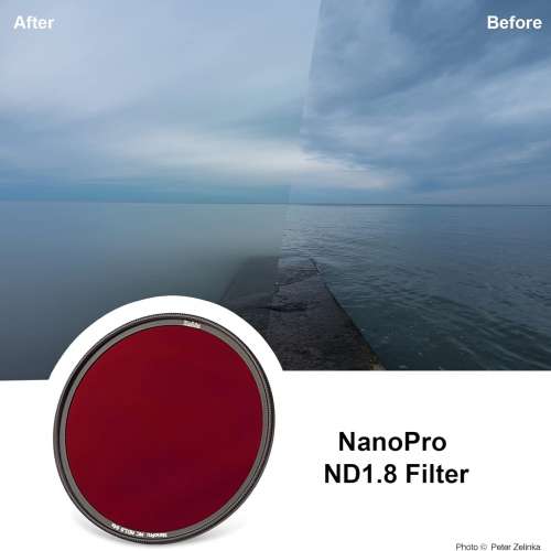 Haida NanoPro MC ND 1.8 / ND64 Filter 6-Stop 減光濾鏡 - 49mm