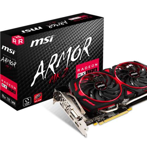 MSI微星 RX 570 ARMOR MK2 8GB OC