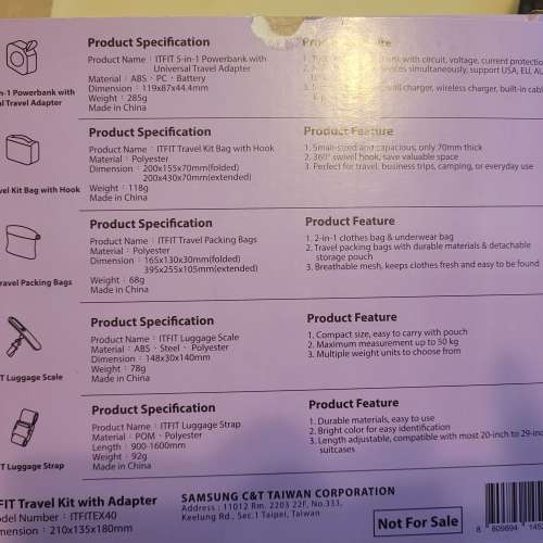 Samsung ITFIT Accessories