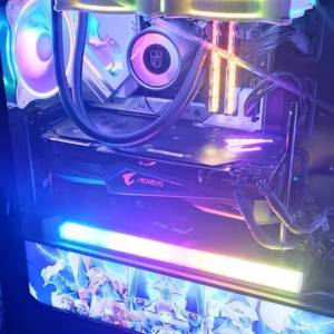 第 10代 Intel® Core™ i7處理器 台式水冷RGB電競電腦主機 ，高配16G 記憶體，電打...