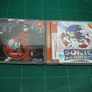 Dreamcast魔劍 + SONIC ADVENTURE  2隻