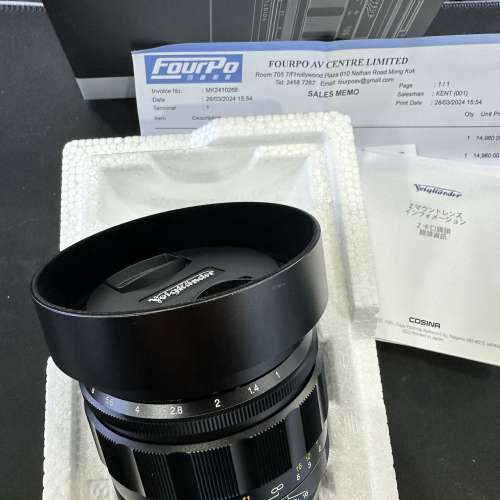 行貨保用 99% Voigtlander Z 50mm f1 for Nikon Z Mount 50 1 大光圈