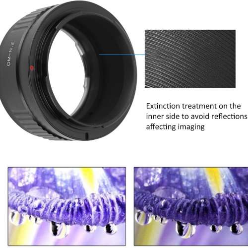 Olympus Zuiko (OM) 35mm SLR Lens To Nikon Z Mount Adaptor 手動接環