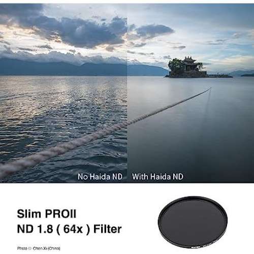 Haida Slim Pro II MC ND 1.8 / ND 64 Filter / 6-Stop Neutral Density Filter 減...