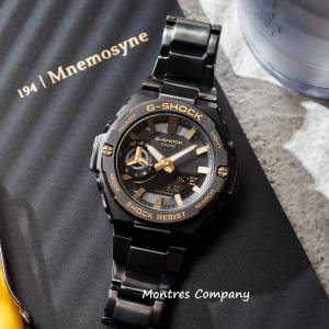 Montres Company 香港註冊公司(32年老店) 卡西歐 CASIO G-Steel 不鏽鋼錶帶 太陽能...