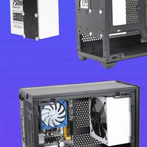 NR200P 尊用配件2件：1. ATX 電源架 ｜2. 磁吸透明亞架力側板