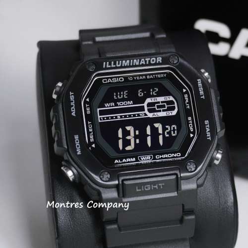 Montres Company 香港註冊公司 (32年老店) 卡西歐 CASIO 大錶徑 不鏽鋼錶帶 休閒風...