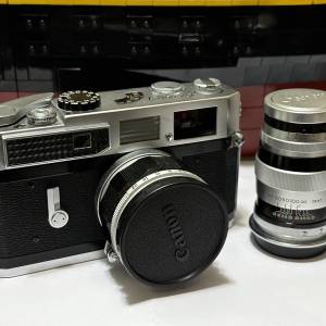 Canon Model 7+50mm f1.4+100mm f3.5