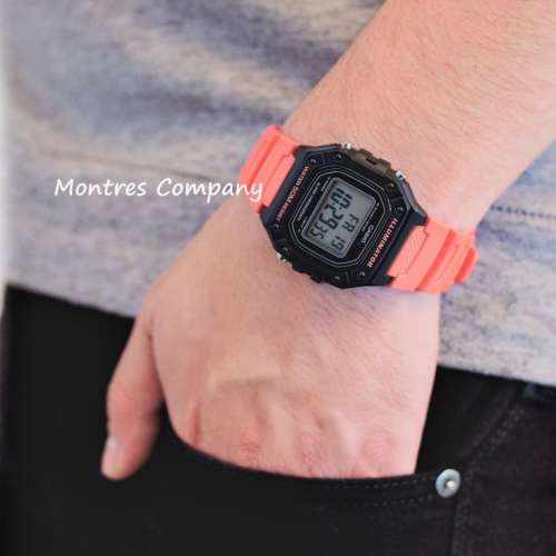 Montres Company 香港註冊公司(32年老店) 卡西歐 CASIO W218 W-218H-4B2 七年電池...