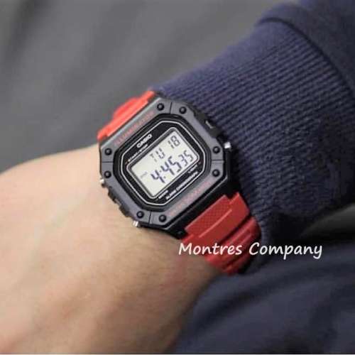 Montres Company 香港註冊公司(32年老店) 卡西歐 CASIO W218 W-218H-4B2 七年電池...