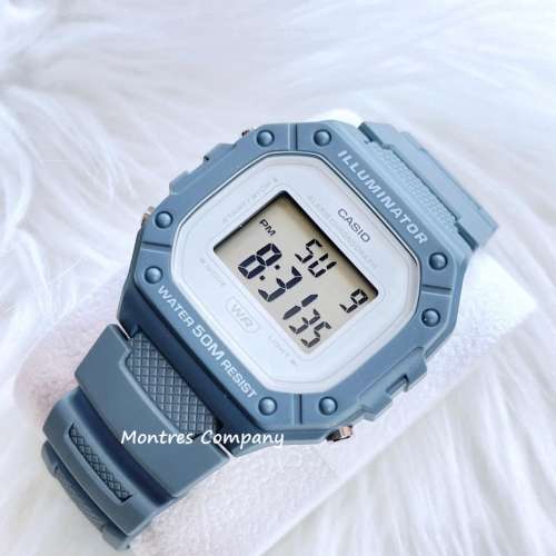 Montres Company 香港註冊公司(32年老店) 卡西歐 CASIO W218 W-218HC-2A 百搭款 標...