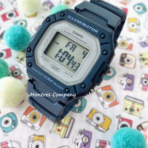 Montres Company 香港註冊公司(32年老店) 卡西歐 CASIO W218 W-218HC-2A 百搭款 標...