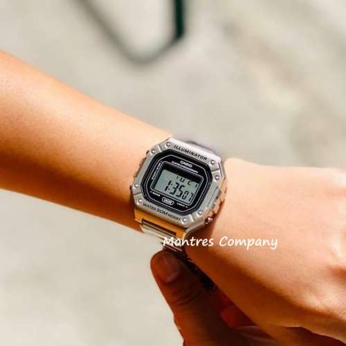 Montres Company 香港註冊公司(32年老店) 卡西歐 CASIO 不銹鋼金屬錶帶 W218 W-218...
