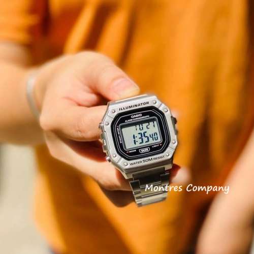 Montres Company 香港註冊公司(32年老店) 卡西歐 CASIO 不銹鋼金屬錶帶 W218 W-218...