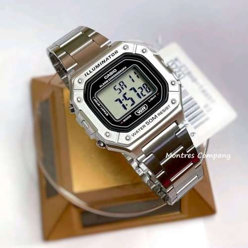 Montres Company 香港註冊公司(32年老店) 卡西歐 CASIO 不銹鋼金屬錶帶 W218 W-218...