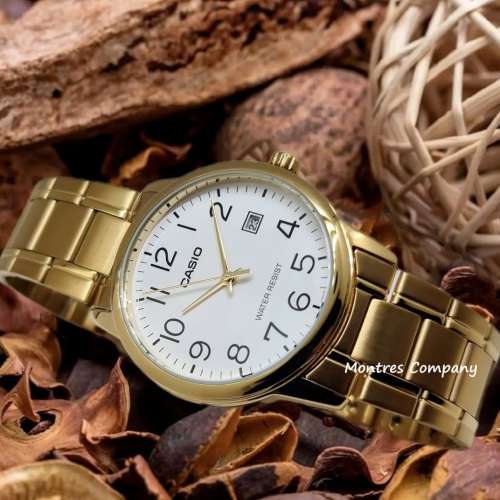 Montres Company 香港註冊公司 (32年老店) 卡西歐 CASIO 防水 不鏽鋼錶帶 MTPV002 ...