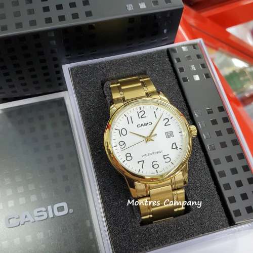 Montres Company 香港註冊公司 (32年老店) 卡西歐 CASIO 防水 不鏽鋼錶帶 MTPV002 ...