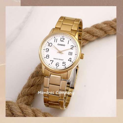 Montres Company 香港註冊公司 (32年老店) 卡西歐 CASIO 防水 不鏽鋼錶帶 MTPV002 ...