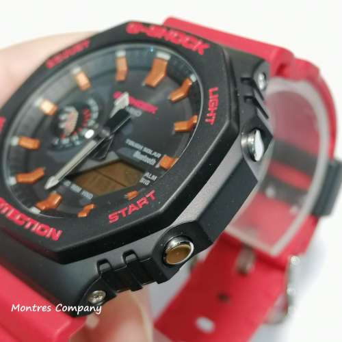 Montres Company 香港註冊公司 (32年老店) 卡西歐 CASIO G-SHOCK GA-B2100CD-1A4 紅...