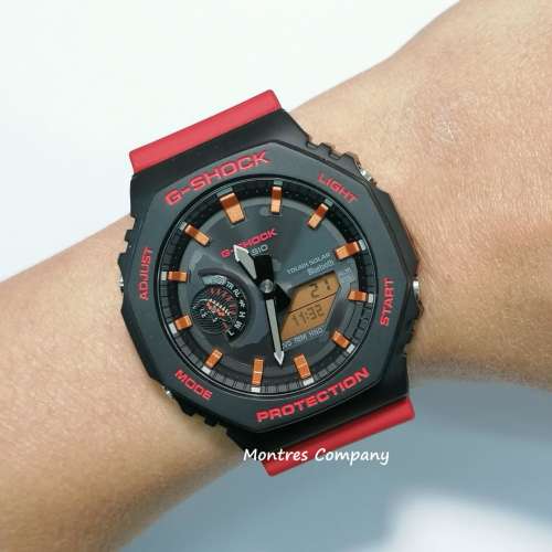 Montres Company 香港註冊公司 (32年老店) 卡西歐 CASIO G-SHOCK GA-B2100CD-1A4 紅...