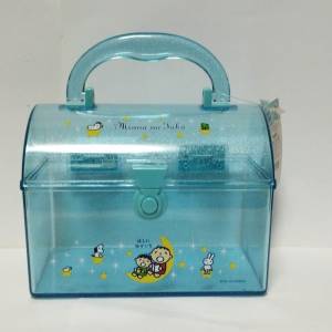正版 三麗鷗 大口仔 2005 珍藏 星月系列 中古懷舊手 化妝手飾箱 收納箱 儲錢 手挽...