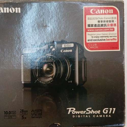 Canon Powershot G11 Super CCD Camera w/ Reversible Monitor ( Made in Japan)