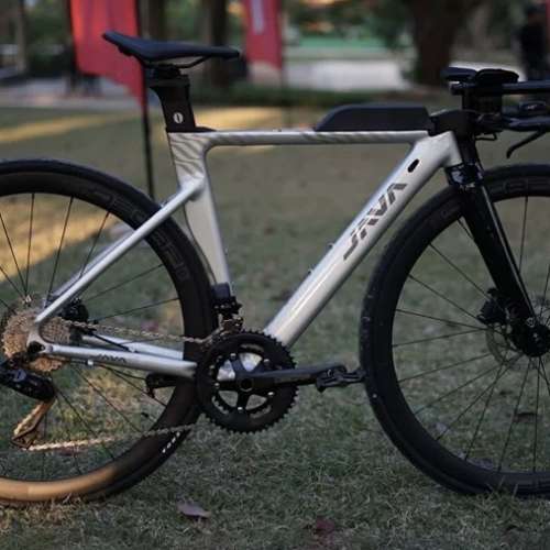 2025 JAVA RIVALE 24速 電變油剎 鋁合金鐵三TT公路車 送水架前後蛙燈