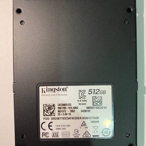 Kingston KC600 512GB 2.5" SATA SSD