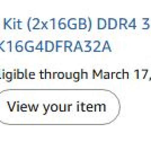 Crucial Pro RAM 32GB Kit (2x16GB) DDR4 3200MHz (or 3000MHz or 2666MHz)