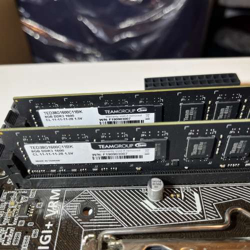 Intel i7 4790k, Asus Z97-K, Team ddr3 2*8GB 1600mhz ram