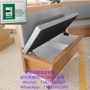卡位梳化,防火證書卡位,餐廳枱櫈梳化訂造,訂做家私沙發工廠,飯館麵館梳化,儲物卡坐...