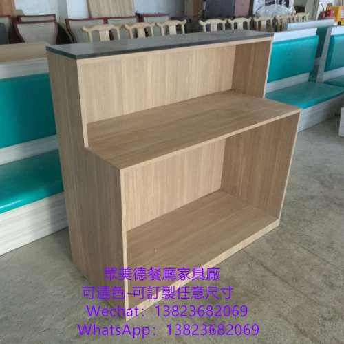 茶餐料理店備餐櫃訂做,港式餐廳防火板茶水櫃訂做工廠,木紋膠板碗碟櫃收納櫃訂製工廠...