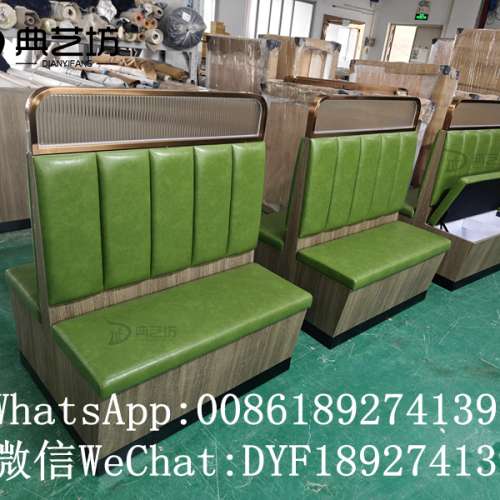訂造防火皮革卡位沙發梳化,茶餐法式餐廳沙發座椅訂造,深圳傢私訂造工廠，靠墻梳化訂...