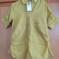全新Catworld 短袖恤衫 中袖恤衫 女裝恤衫 女裝上衣 Ladies Shirt (草綠色/西瓜紅)