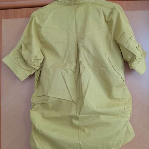 全新Catworld 短袖恤衫 中袖恤衫 女裝恤衫 女裝上衣 Ladies Shirt (草綠色/西瓜紅)