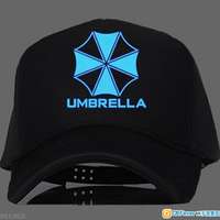 全新雨傘圖案夜光帽子 發光帽 螢光帽 藍光帽 棒球帽 鴨舌帽 鴨咀帽 鴨嘴帽 太陽帽 ...