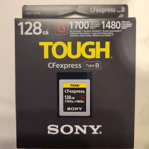 Sony Tough CFexpress Type B 記憶卡 128G (R1700 W1480)