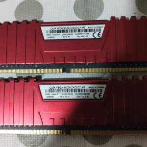 Desktop Ram Corsair 8GBx2 共16GB DDR4 2400
