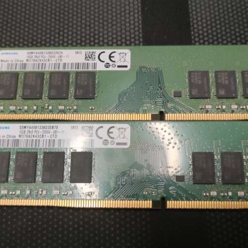 HP 廠機Desktop Ram Samsung  16GBx2 DDR4 2666 共32GB
