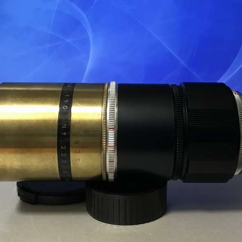 法國Faliez Paris Siamor Foyer Petzval 110mm (已改M mount)