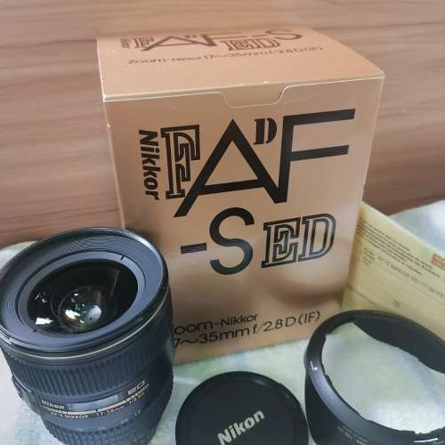 Nikon AF-S Zoom-NIKKOR 17-35mm F2.8D IF-ED