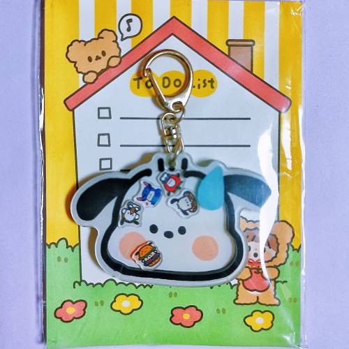 卡通搖搖樂鑰匙扣三個