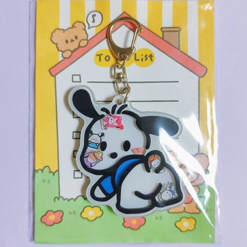 卡通搖搖樂鑰匙扣三個